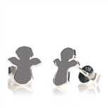 Kolczyki Aniołek EarPin-004